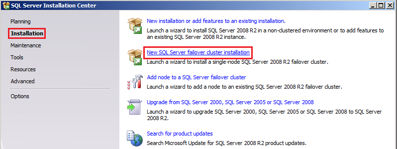 Sql Server 2008 R2 Cluster Installation