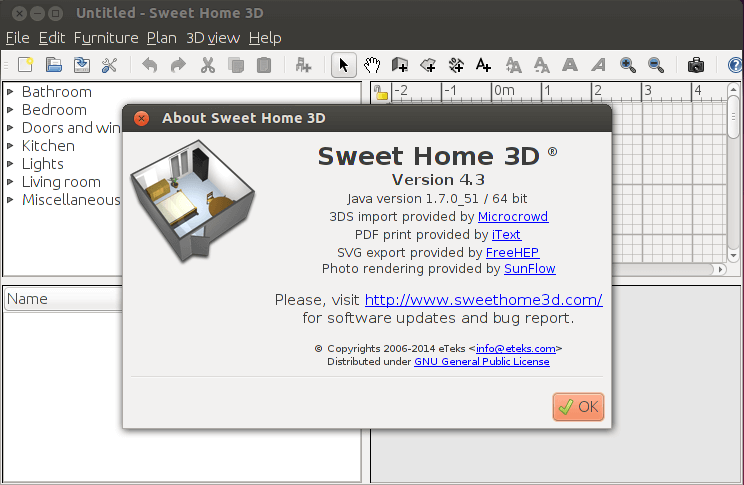 Sysads Gazette Install Sweet Home 3D in Ubuntu 12.04, 13 ...