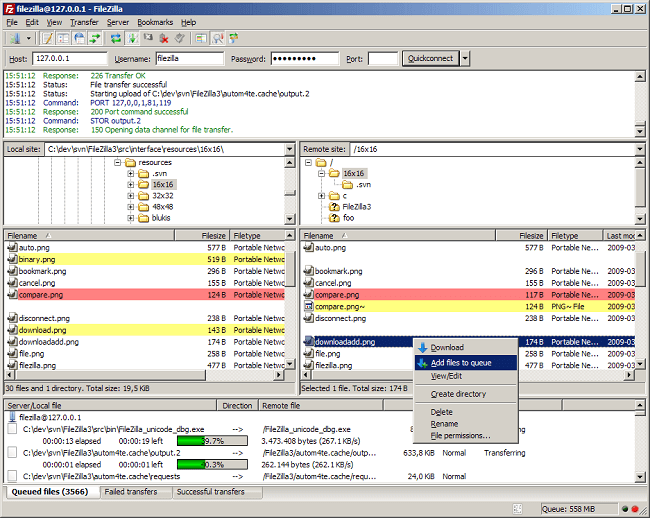 filezilla server setup