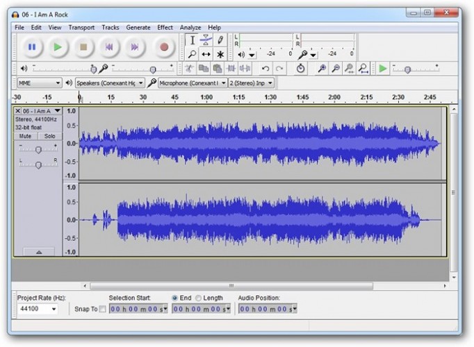 audacity voice editing