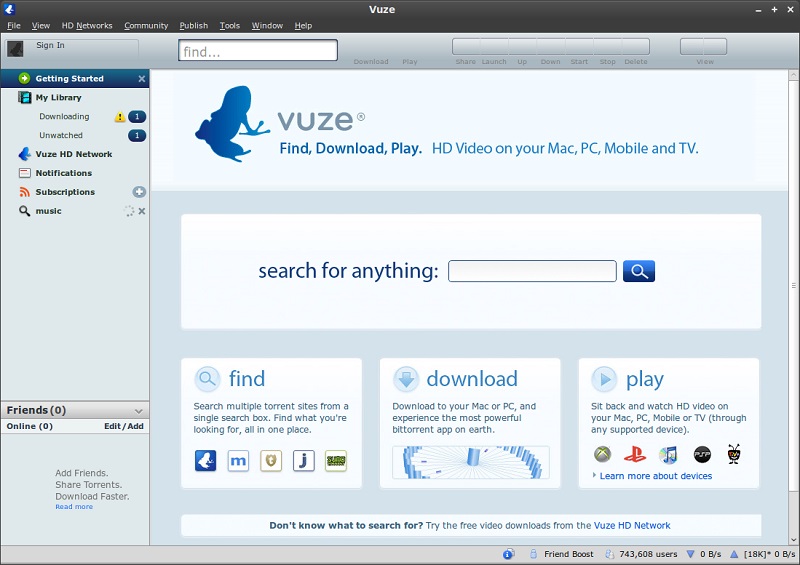 Vuze torrent client for windows, mac & linux