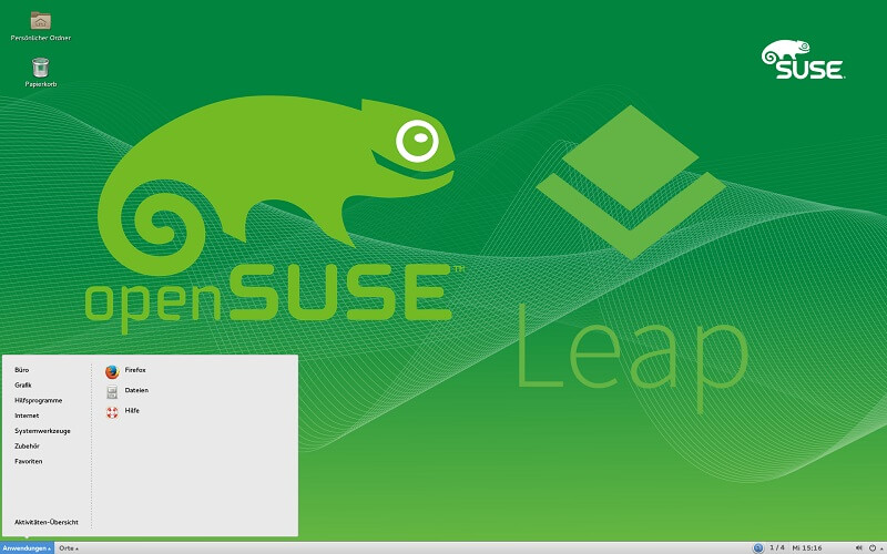 opensuse leap download live