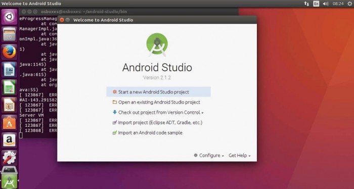 how to update android studio 2016