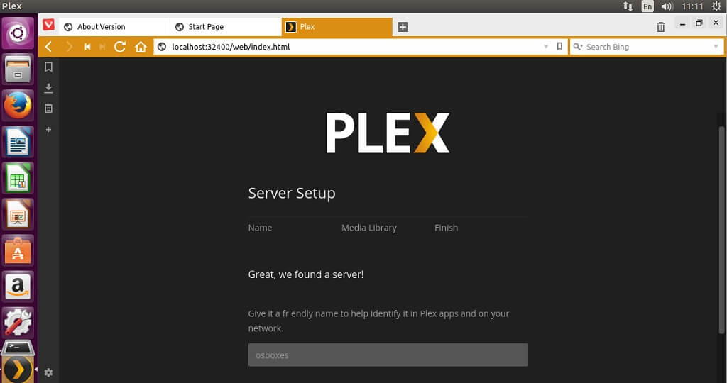plex media server install hangs