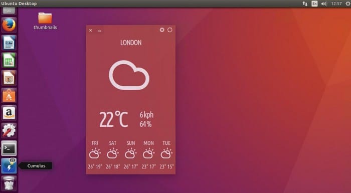 Cumulus A Linux Desktop Weather App Released Sysads Gazette