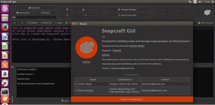 snapcraft-gui