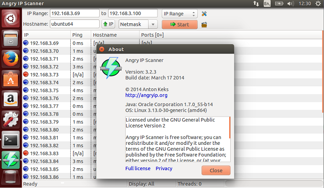 angry ip scanner install ubuntu 16.04