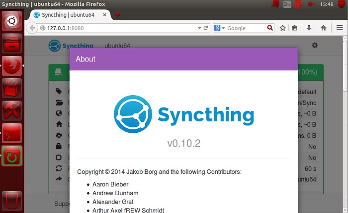 syncthing over internet